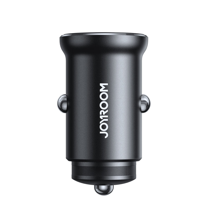 JOYROOM JR-CCN05 30W PD+QC3.0 Mini Metal Car Charger(Black)