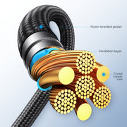 JOYROOM A21 100W Type-C to Dual Type-C 2 in 1 Charging Cable, Length: 1.5m(Black)