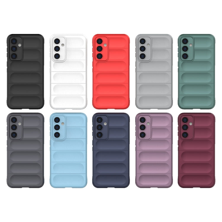 For Samsung Galaxy S23 FE 5G Magic Shield TPU + Flannel Phone Case(Red)