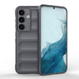 For Samsung Galaxy S24 5G Magic Shield TPU + Flannel Phone Case(Dark Grey) - free shipping - PMC TechLife - Order now!