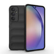 For Samsung Galaxy A35 5G Magic Shield TPU + Flannel Phone Case(Black) - Galaxy Phone Cases by PMC TechLife | Online Shopping South Africa | PMC TechLife | Buy Now Pay Later Mobicred