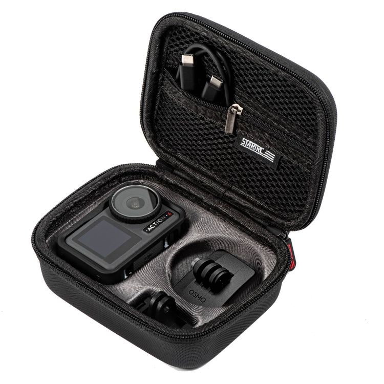 For DJI Osmo Action 4 STARTRC Portable PU Storage Box Case Standard Kit(Black)