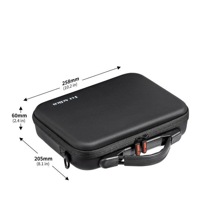 For DJI Osmo Action 4 STARTRC Portable PU Storage Box Case Full Kit(Black)