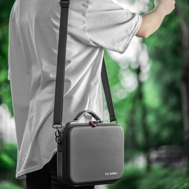 For DJI Osmo Action 4 STARTRC Portable PU Storage Box Case Full Kit(Black)