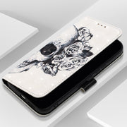 For Samsung Galaxy S24+ 5G 3D Painting Horizontal Flip Leather Phone Case(Skull)