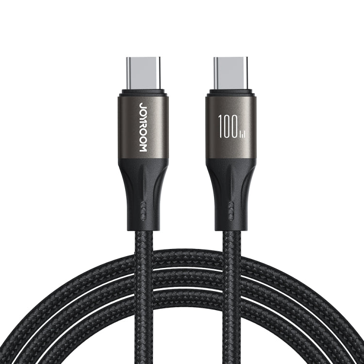 JOYROOM SA25-CC5 100W USB-C/Type-C to USB-C/Type-C Fast Charge Data Cable, Length:3m(Black)