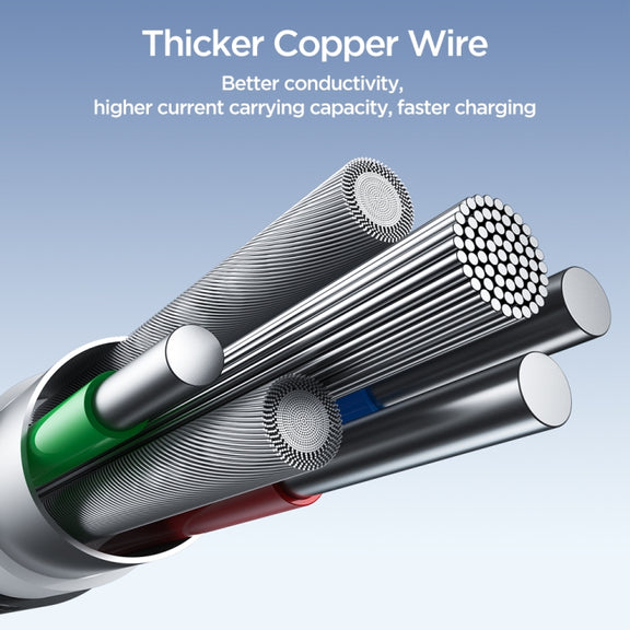 JOYROOM SA25-CC5 100W USB-C/Type-C to USB-C/Type-C Fast Charge Data Cable, Length:1.2m(Black)