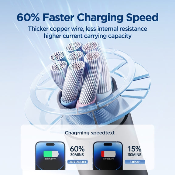 JOYROOM SA29-AL3 3A USB to 8 Pin Liquid Silicone Fast Charging Data Cable, Length: 1.2m(Black)