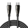 JOYROOM SA31-CC5 240W USB-C/Type-C to USB-C/Type-C Fast Charge Data Cable, Length: 1.2m(Black) - free shipping - PMC TechLife - Order now!