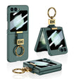 For Samsung Galaxy Z Flip5 GKK Ultra-thin Z Ring Holder PC Phone Case(Green) - free shipping - PMC TechLife - Order now!