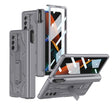 For Samsung Galaxy Z Fold2 GKK Integrated Folding Battle Shell PC Phone Case with Pen Box(Grey) - free shipping - PMC TechLife - Order now!