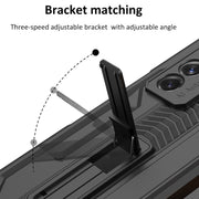 For Samsung Galaxy Z Fold2 GKK Integrated Folding Battle Shell PC Phone Case with Pen Box(Grey)