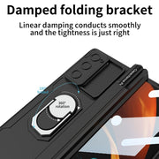 For Samsung Galaxy Z Fold2 GKK Integrated Folding Armored Shell PC Phone Case with Pen Box(Gold)