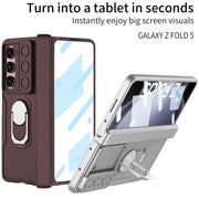 For Samsung Galaxy Z Fold5 GKK Integrated Folding Armored Shell PC Phone Case(Silver)