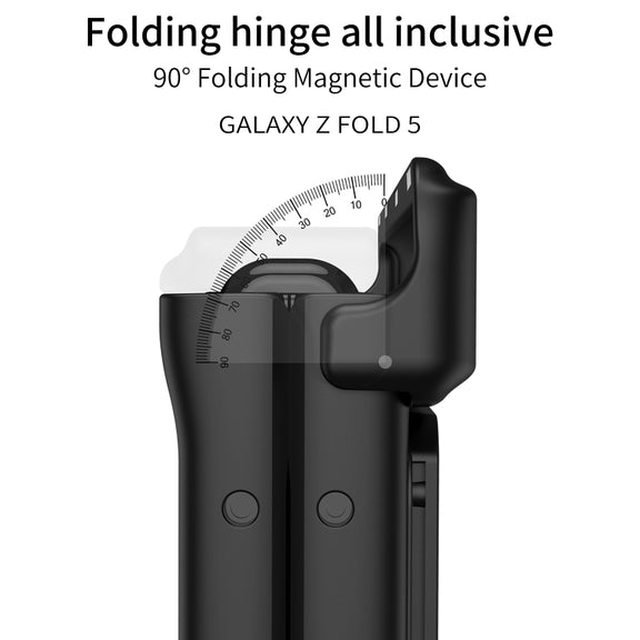 For Samsung Galaxy Z Fold5 GKK Integrated Folding Armored Shell PC Phone Case(Wine Red)