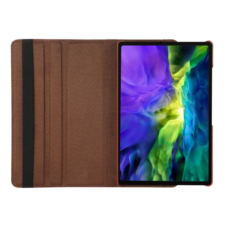 For Samsung Galaxy Tab A9 Litchi Texture 360 Degrees Rotation Holder Leather Tablet Case(Black)