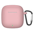 For Huawei Freebuds SE 2 Shockproof Silicone Earphone Protective Case with Hook(Pink) - Huawei Earphone Case by PMC TechLife | Online Shopping South Africa | PMC TechLife