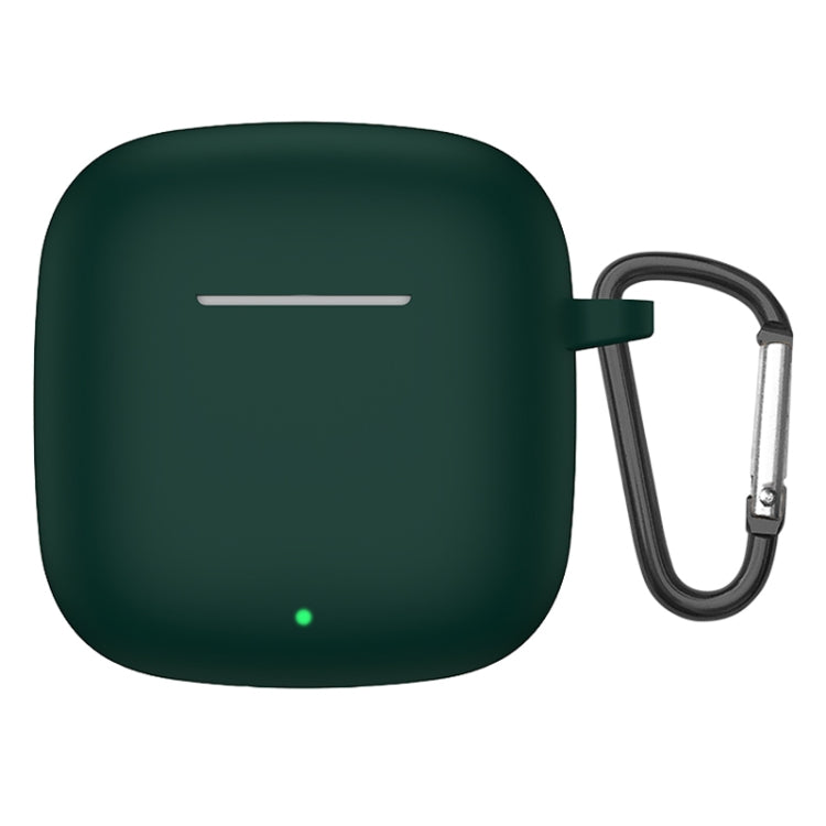 For Huawei Freebuds SE 2 Shockproof Silicone Earphone Protective Case with Hook(Dark Green)