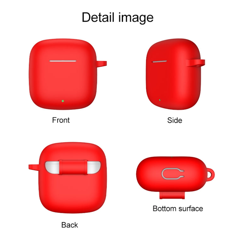 For Huawei Freebuds SE 2 Shockproof Silicone Earphone Protective Case with Hook(Red)