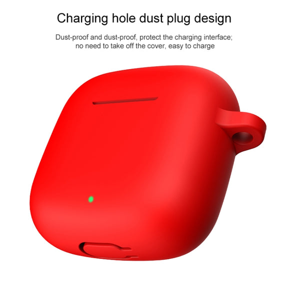 For Huawei Freebuds SE 2 Shockproof Silicone Earphone Protective Case with Hook(Dark Green)