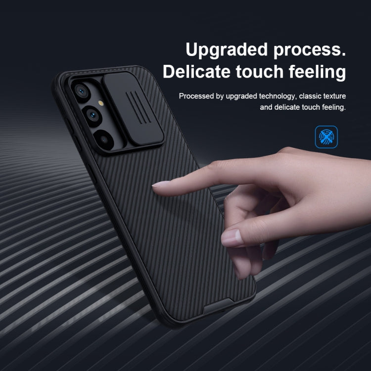 For Samsung Galaxy S23 FE NILLKIN Black Mirror Pro Series Camshield PC Phone Case(Blue)