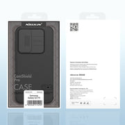 For Samsung Galaxy S23 FE NILLKIN Black Mirror Pro Series Camshield PC Phone Case(Blue)