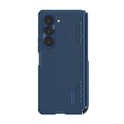 For Samsung Galaxy Z Fold5 NILLKIN Frosted Fold PC + TPU Phone Case with Holder(Blue)