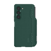 For Samsung Galaxy Z Fold5 NILLKIN Frosted Fold PC + TPU Phone Case with Pen Slot(Green)