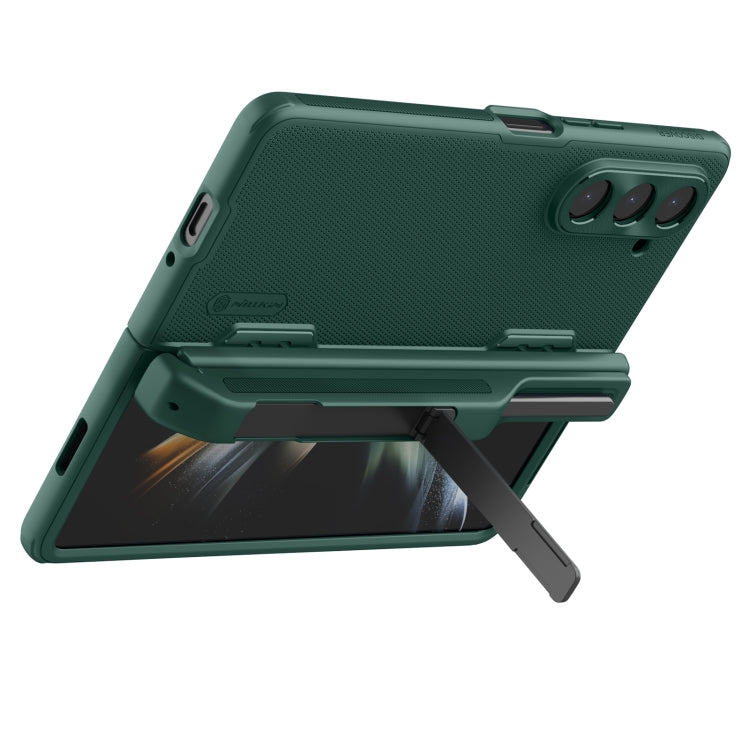 For Samsung Galaxy Z Fold5 NILLKIN Frosted Fold PC + TPU Phone Case with Pen Slot(Green)