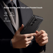 For Samsung Galaxy Z Fold5 NILLKIN Frosted Fold PC + TPU Phone Case with Pen Slot(Green)