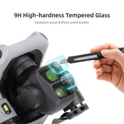 For DJI Air 3 Sunnylife Lens Protector Tempered Glass Combo Protective Films, Quantity:2 Sets