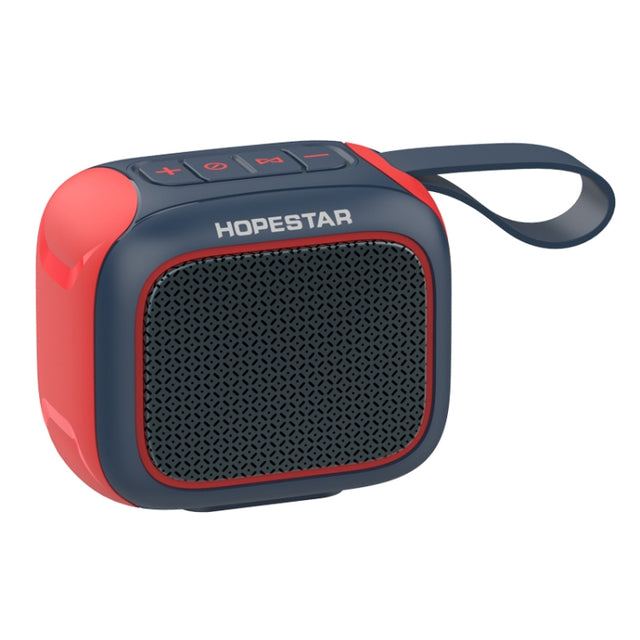 HOPESTAR A22 IPX6 Water-resistant Portable Bluetooth Speaker Outdoor Subwoofer(Blue Red)