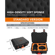 For DJI Air 3 Sunnylife Safety Carrying Case Large Capacity Water-resistant Shock-proof Hard Travel Case Standard Version