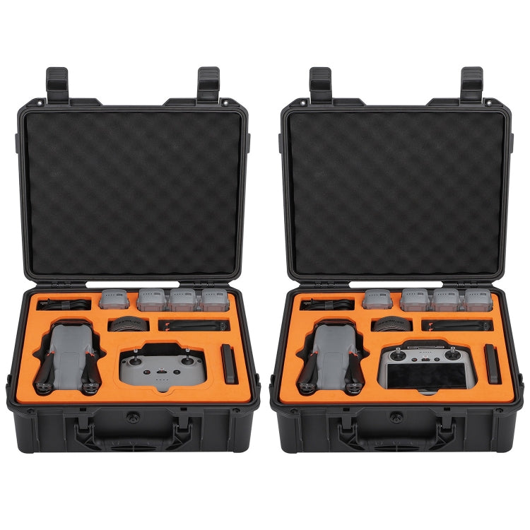 For DJI Air 3 Sunnylife Safety Carrying Case Large Capacity Water-resistant Shock-proof Hard Travel Case Multi-battery Flying Version