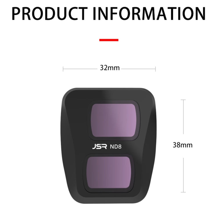 For DJI Air 3 JSR KB Series Drone Lens Filter, Filter:STAR