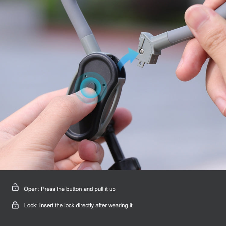 RUIGPRO Lazy Neck Bracket POV View Mount Standard with Strap