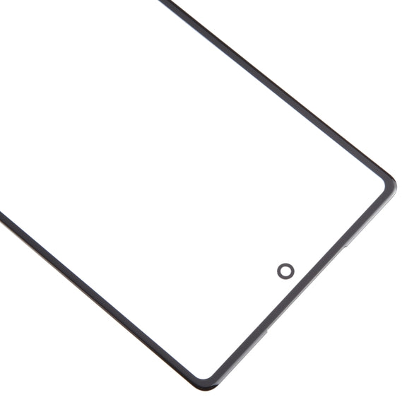 For Google Pixel 6a Front Screen Outer Glass Lens with OCA Optically Clear Adhesive
