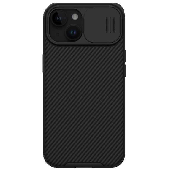 For iPhone 15 NILLKIN CamShield Pro PC Phone Case(Black)