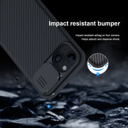 For iPhone 15 NILLKIN CamShield Pro PC Phone Case(Green)