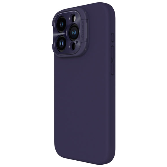 For iPhone 15 Pro Max NILLKIN Lens Wing Magsafe Magnetic Phone Case(Purple)