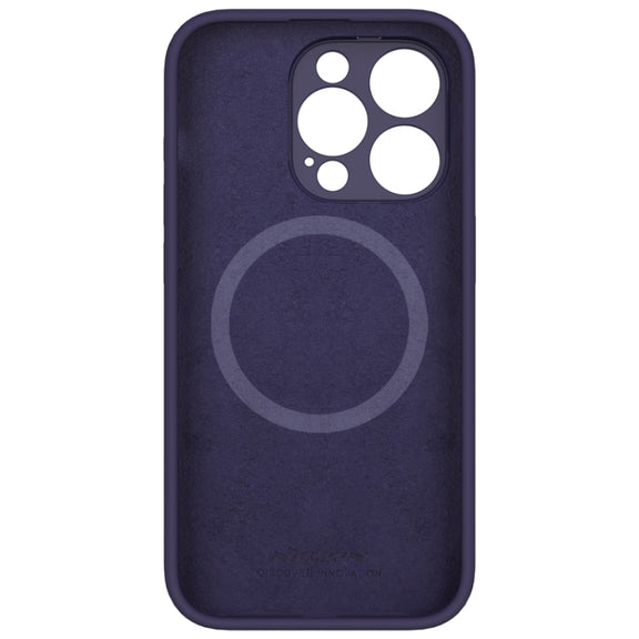 For iPhone 15 Pro Max NILLKIN Lens Wing Magsafe Magnetic Phone Case(Purple)