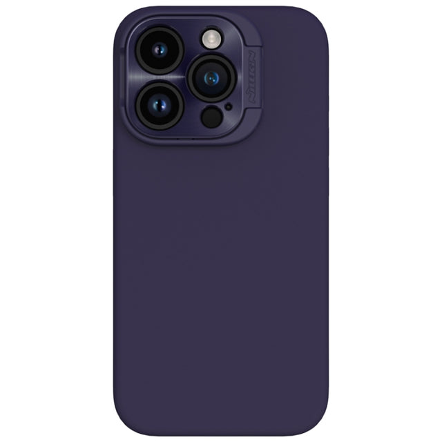For iPhone 15 Pro Max NILLKIN Lens Wing Magsafe Magnetic Phone Case(Purple)