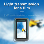 For DJI Osmo Action 4 STARTRC 3 in 1 Lens Protector Front and Rear Screen Tempered Glass Films(2 Sets)