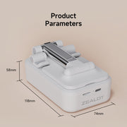 Zealot Z7 2 in 1 Foldable Phone Holder with Wireless Bluetooth Speaker(White)