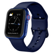 For Apple Watch 4 44mm Pin Buckle Silicone Watch Band(Midnight Blue) - Watch Bands by PMC TechLife | Online Shopping South Africa | PMC TechLife
