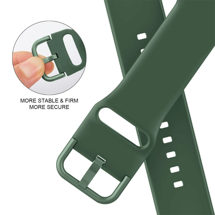 For Apple Watch 2 38mm Pin Buckle Silicone Watch Band(Clover)
