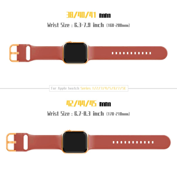For Apple Watch 2 38mm Pin Buckle Silicone Watch Band(Coral)