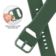 For Apple Watch 42mm Pin Buckle Silicone Watch Band(Clover)