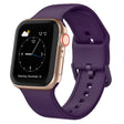 For Apple Watch 42mm Pin Buckle Silicone Watch Band(Dark Purple) - free shipping - PMC TechLife - Order now!