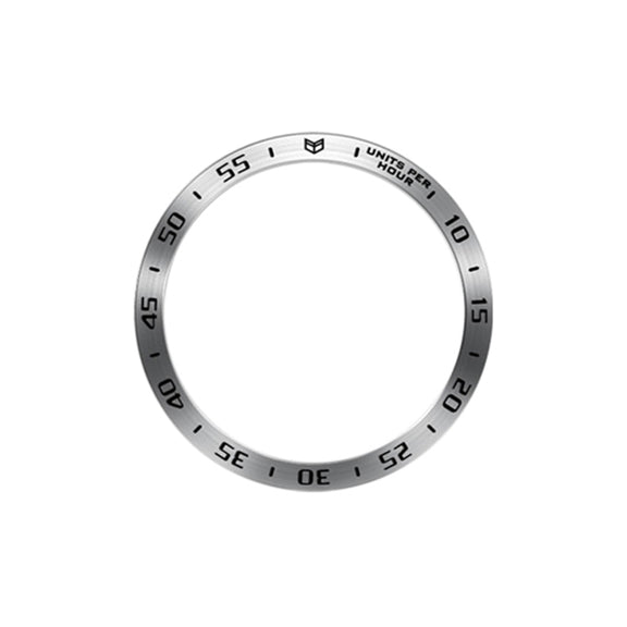 For Samsung Galaxy Watch6 Classic 47mm A Style Smart Watch Steel Ring Protective Frame(Silver)